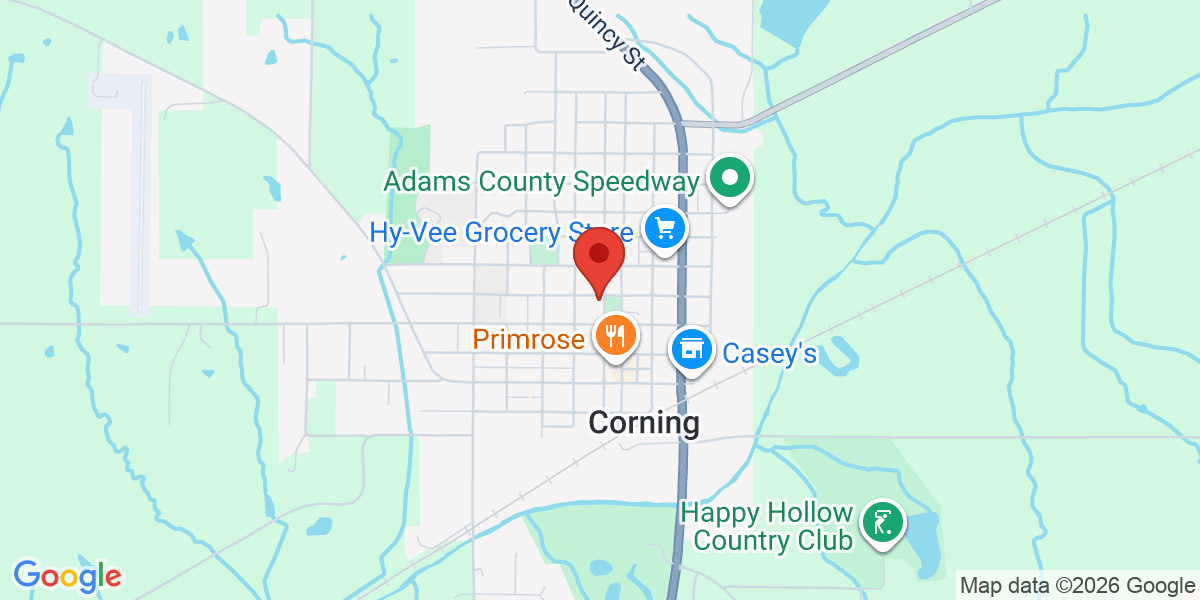 Map of Corning Public Library